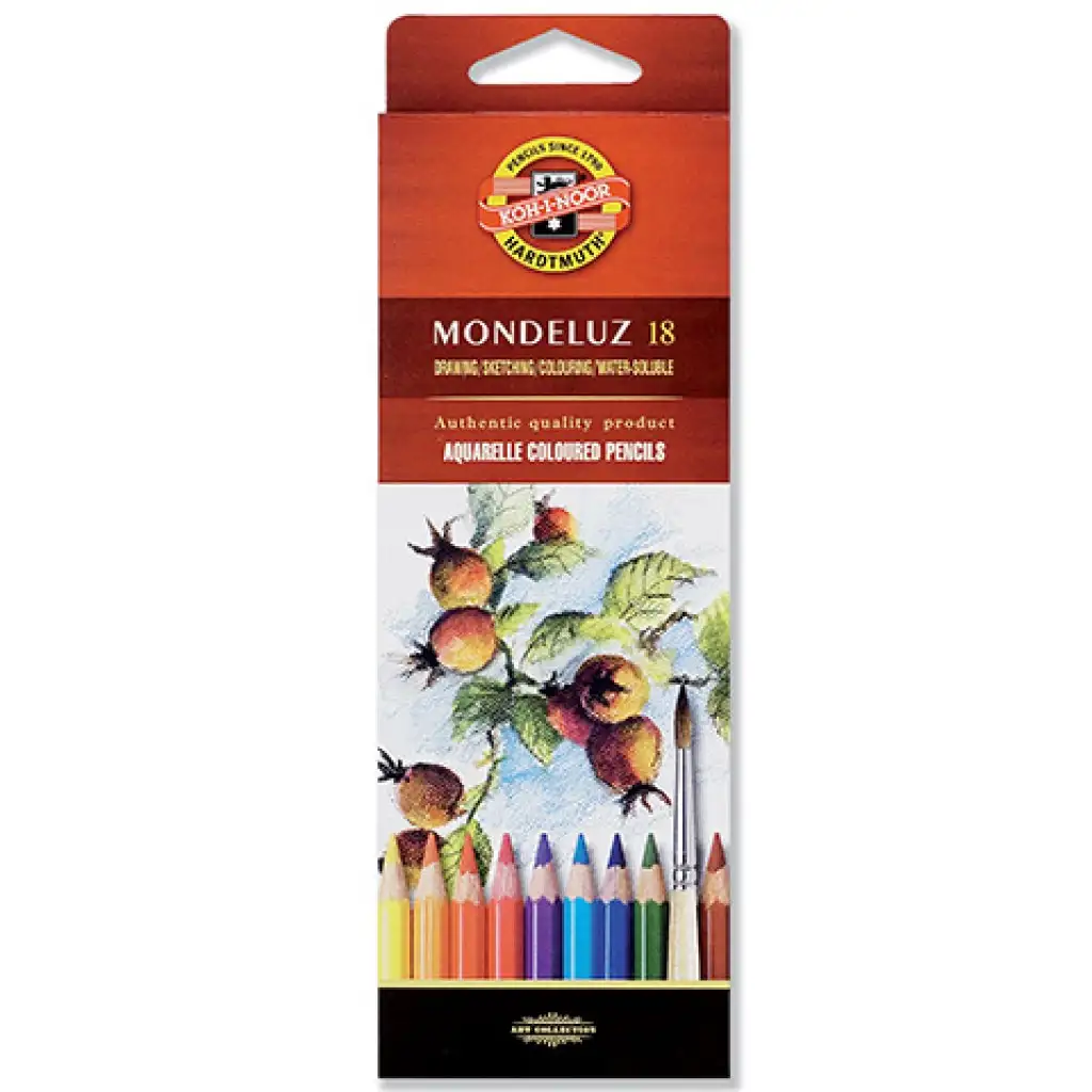 ICO: Koh-I-Noor Mondeluz 3717 Aquarell 18 dielny set farebných ceruziek