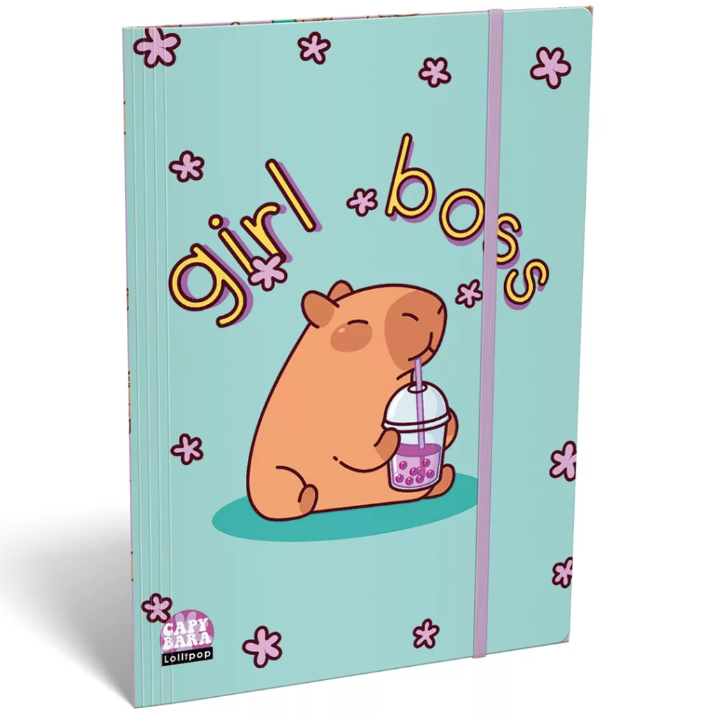 ICO: Lizzysuli Lollipop Capybara mintás gumis mappa A/5 kép 1