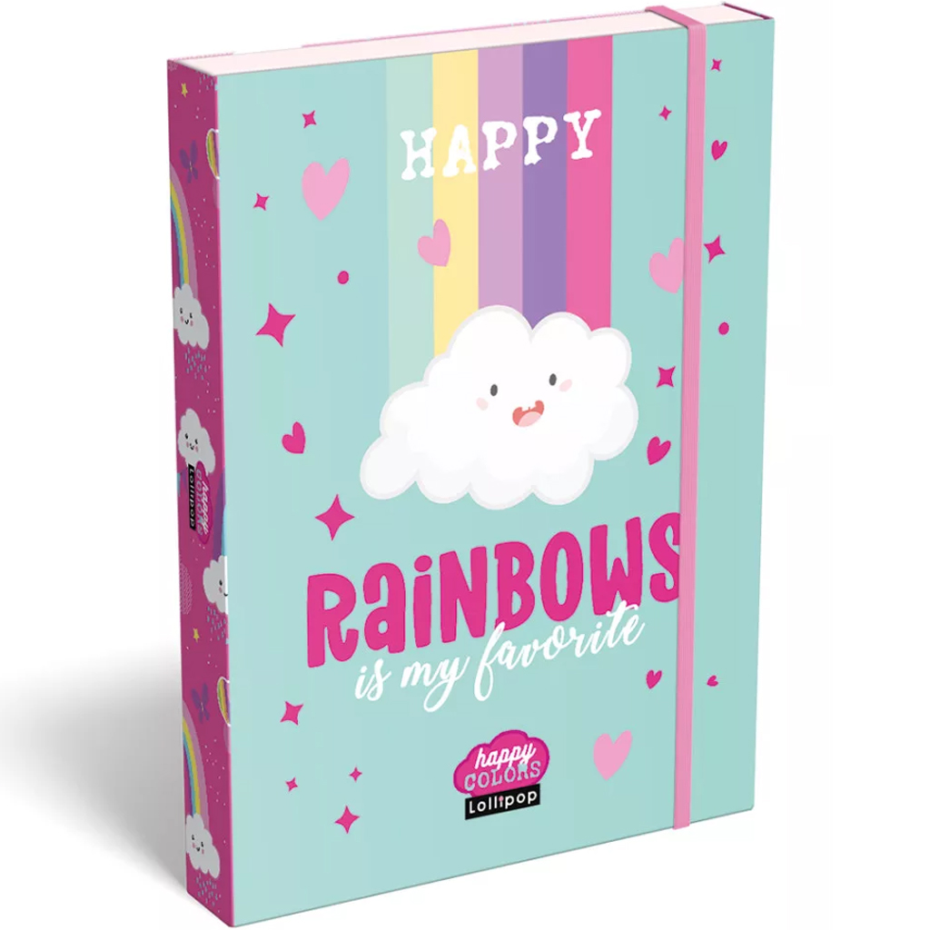ICO: Lizzysuli Lollipop Rainbow gumis füzetbox A/5 kép 1
