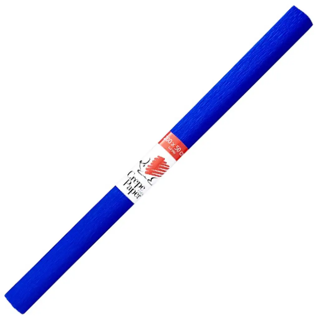 ICO: Modrý krepový papier 200x50cm