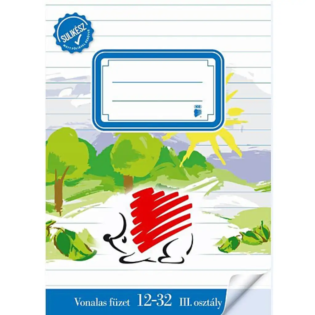 ICO: JEŽKO pripravený zošit linajkový pre 3. ročník 12-32 kép 1