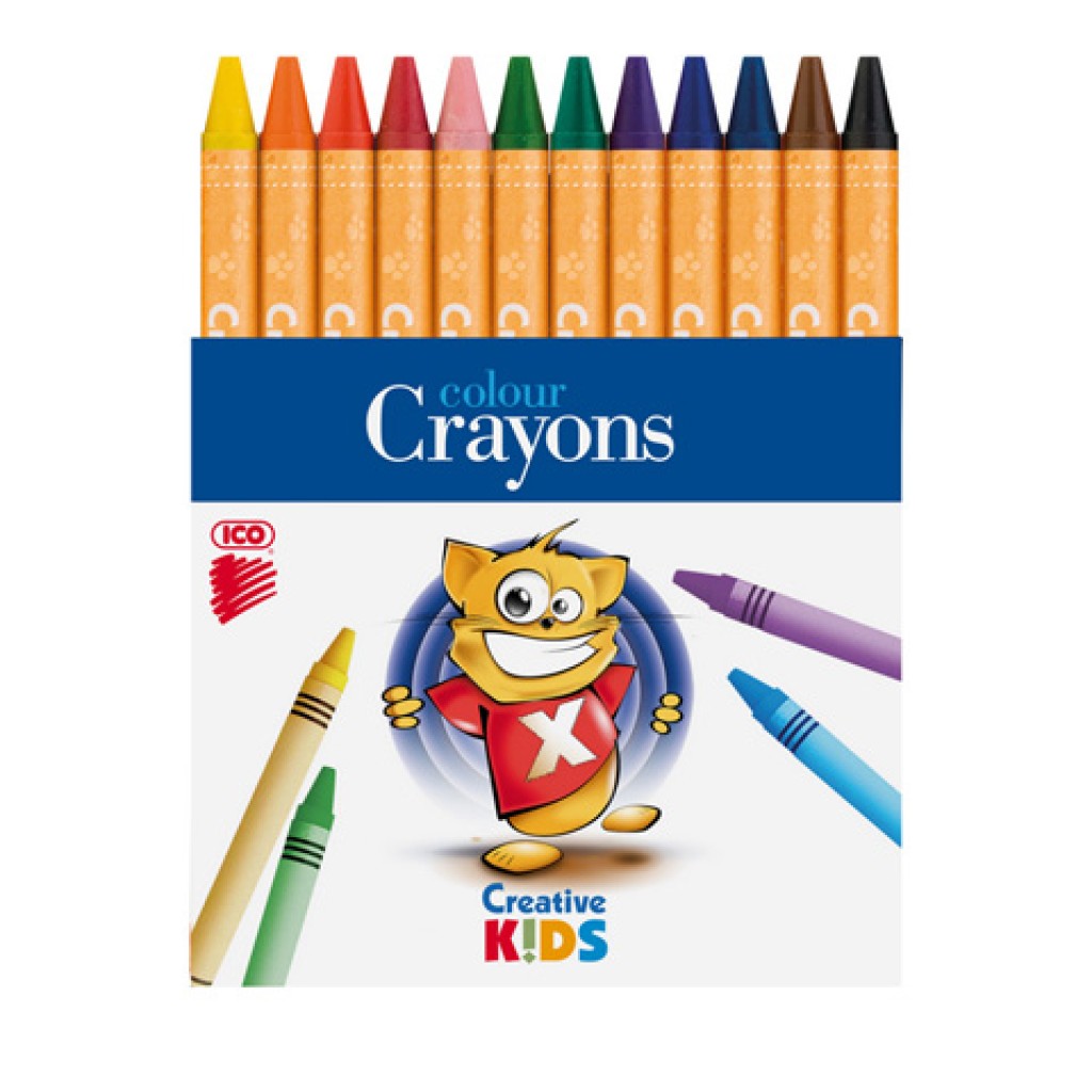 ICO: Voskovky Creative Kids 12farieb/bal
