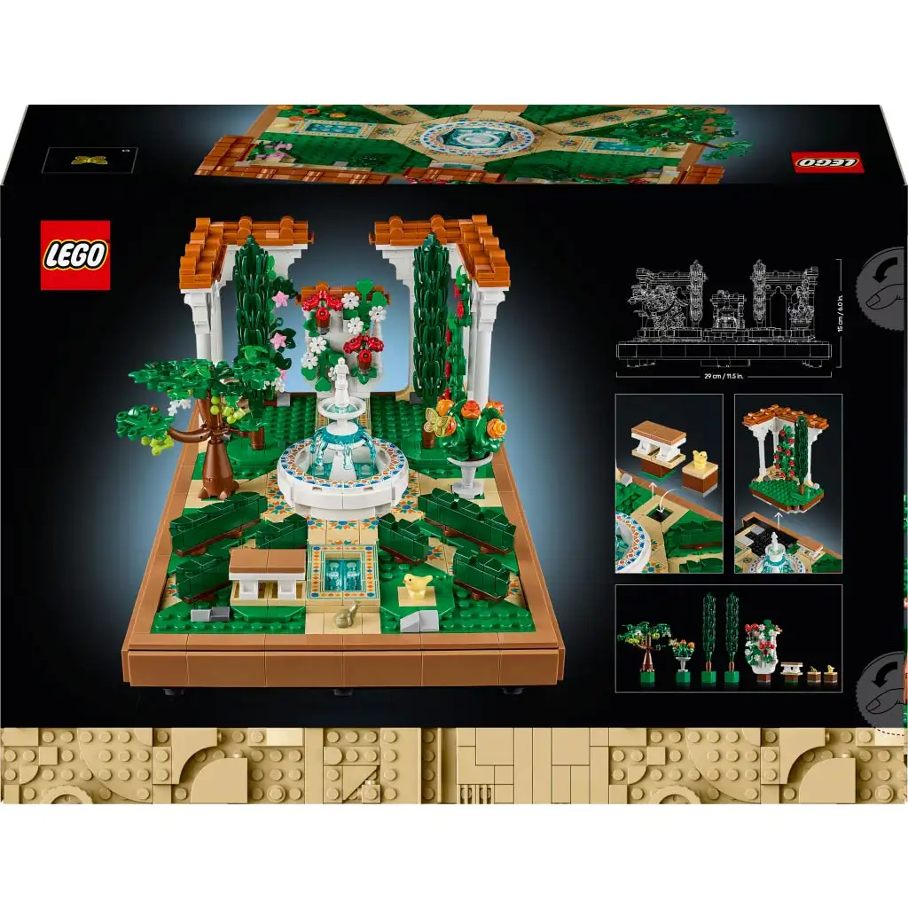 LEGO® Icons: Záhrada s fontánami (10359) kép 2