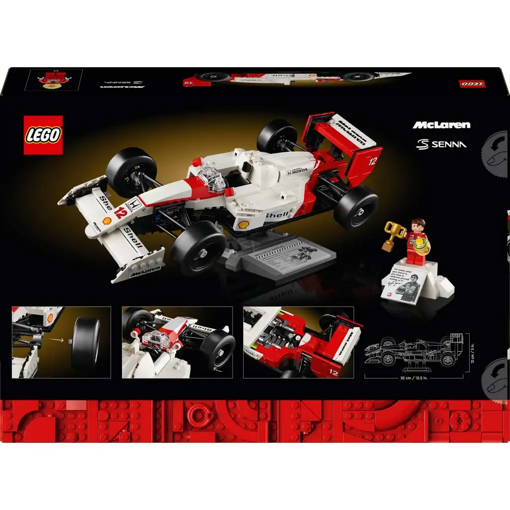LEGO® Icons: McLaren MP4/4 a Ayrton Senna (10330) kép 2