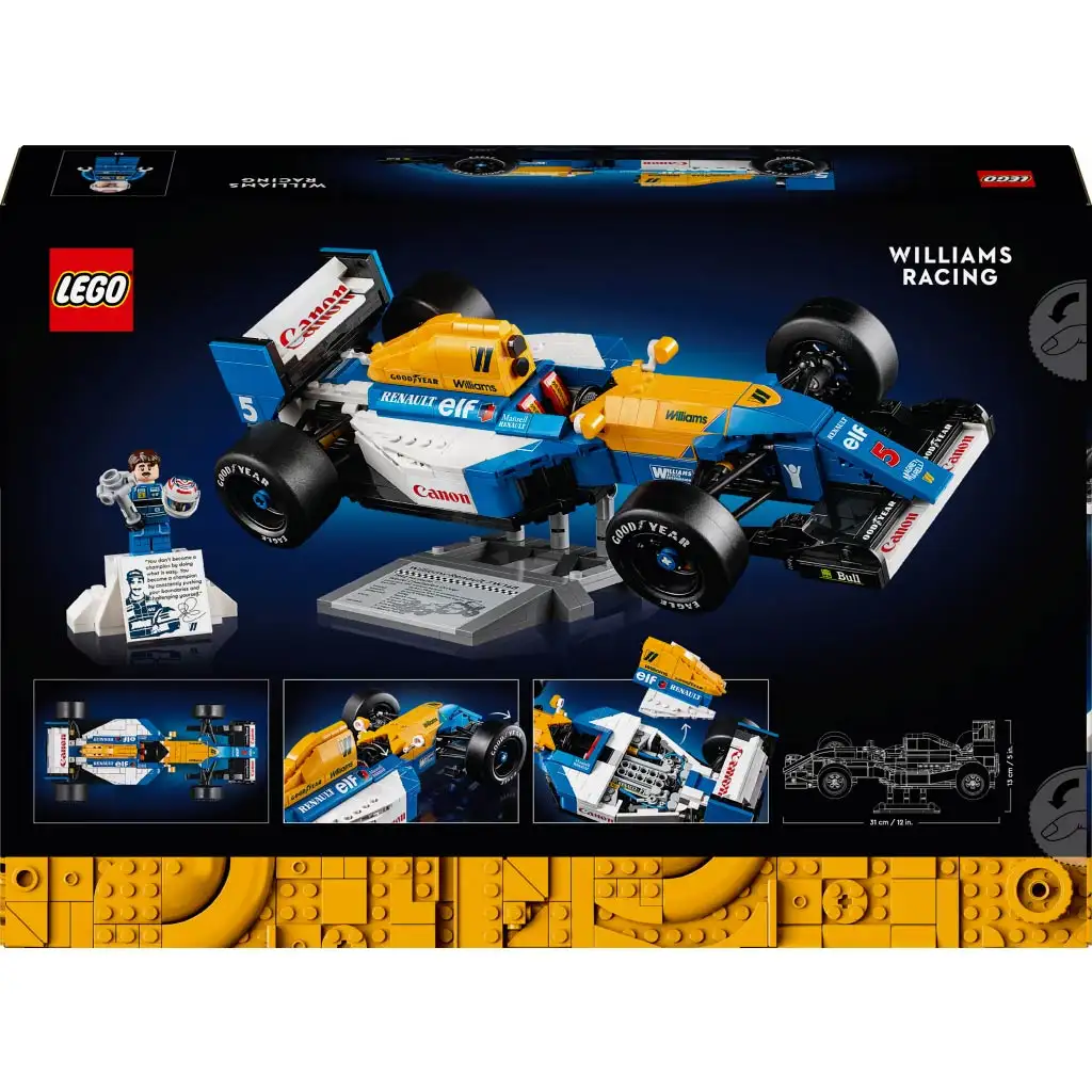 LEGO® Icons: Williams Racing FW14B a Nigel Mansell (10353) kép 2