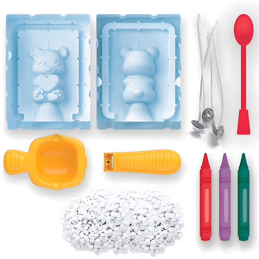 Idea! Kreatívna sada na výrobu sviečok - Macko - Clementoni kép 3