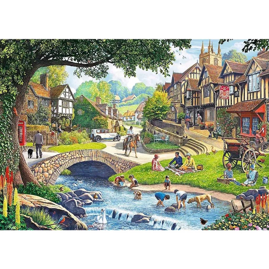 Idylický život 2x500 dielikov puzzle - Trefl kép 3