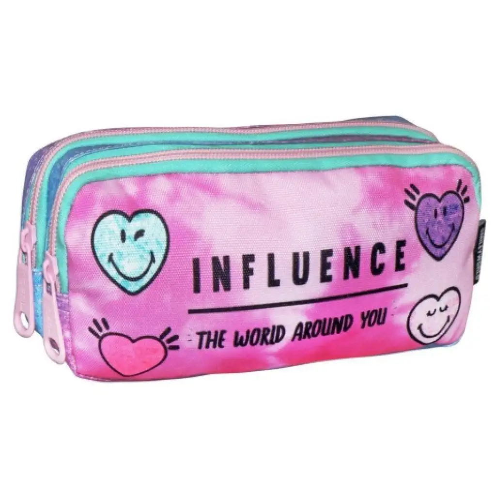 Influence oválny peračník s dvomi priehradkami