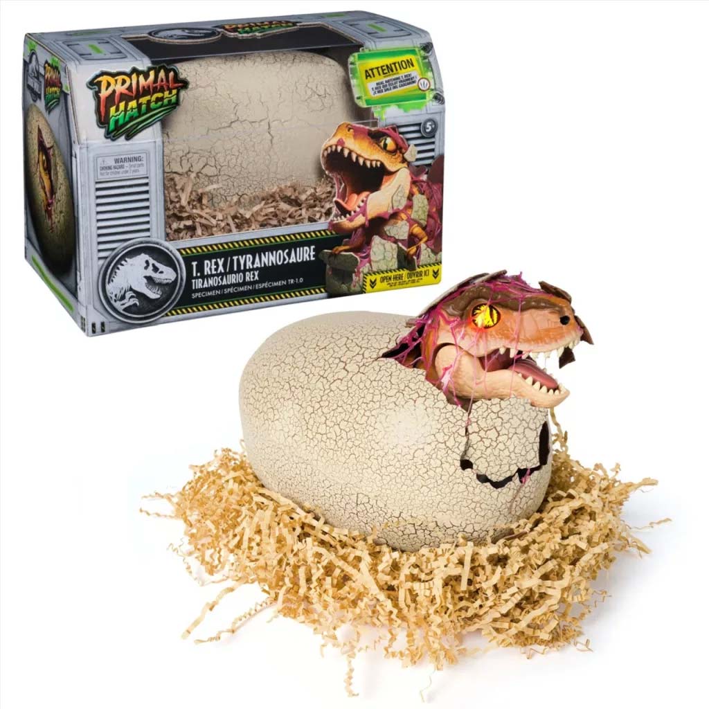 Primal Hatch Interaktívny T-Rex dinosaurus vo vajci - Spin Master
