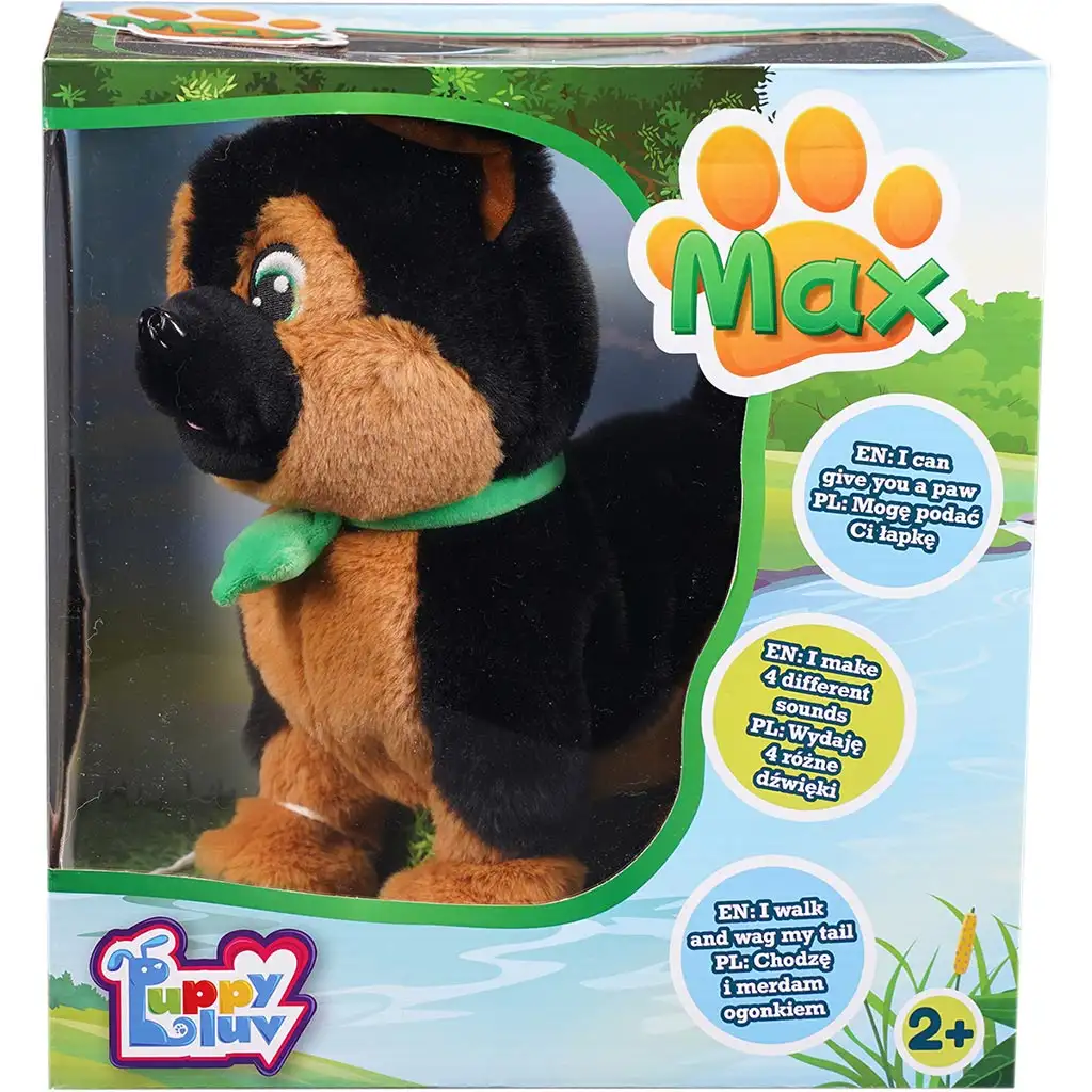 Max az Interaktív plüss kutyus - Puppy Luv kép 1