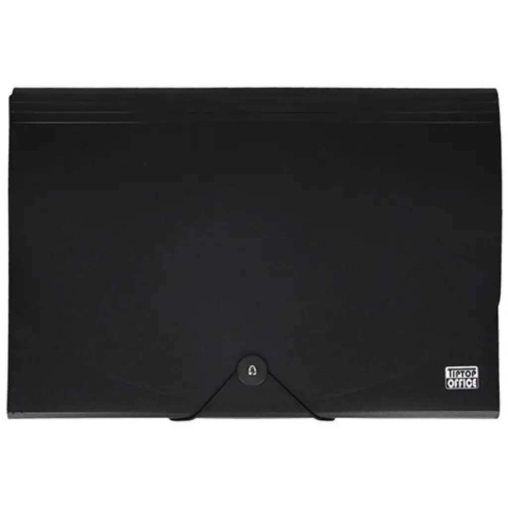 Spirit: Obal na dokumenty A4 s 12 priehradkami v čiernej farbe