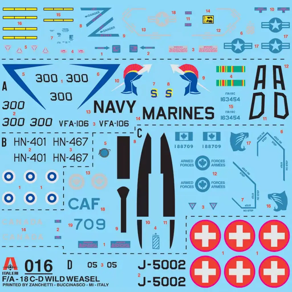 Model stíhačky Italeri 1/72 F/A-18 Hornet kép 2