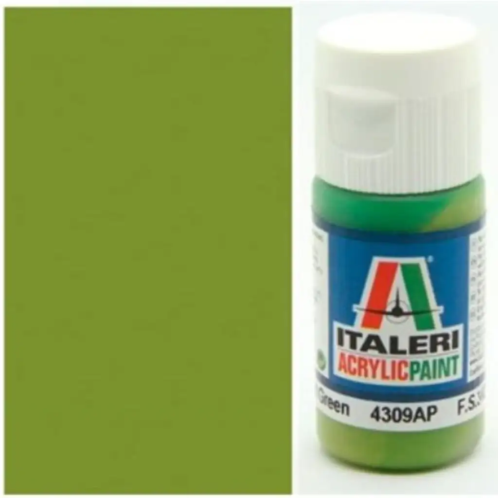 Italeri Flat Light Green (4309AP) - Matt világos zöld makett festék 20ml kép 1
