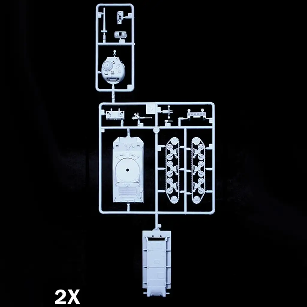 Italeri 1/72 M4A3 75mm Sherman tank 2-dielna modelová súprava kép 3