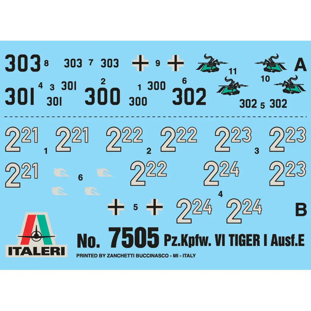 Italeri 1/72 Pz. Kpfw. VI Tiger I Ausf. E Tiger tank 2-dielna modelová sada kép 2