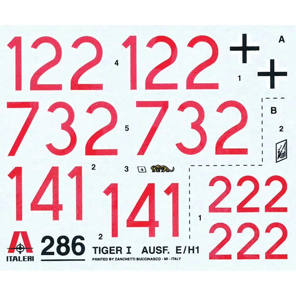 Italeri: 1/35 Pz.Kpfw. VI Tiger tank model kép 2