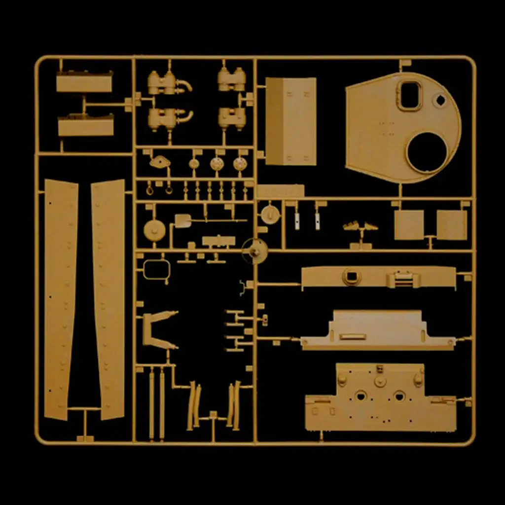 Italeri: 1/35 Pz.Kpfw. VI Tiger tank model kép 3