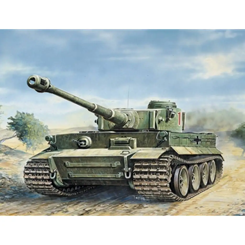 Italeri: 1/35 Pz.Kpfw. VI Tiger tank model kép 7