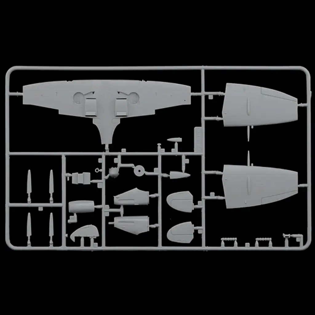 Sada modelu lietadla Italeri 1/72 Spitfire Mk. IX kép 6