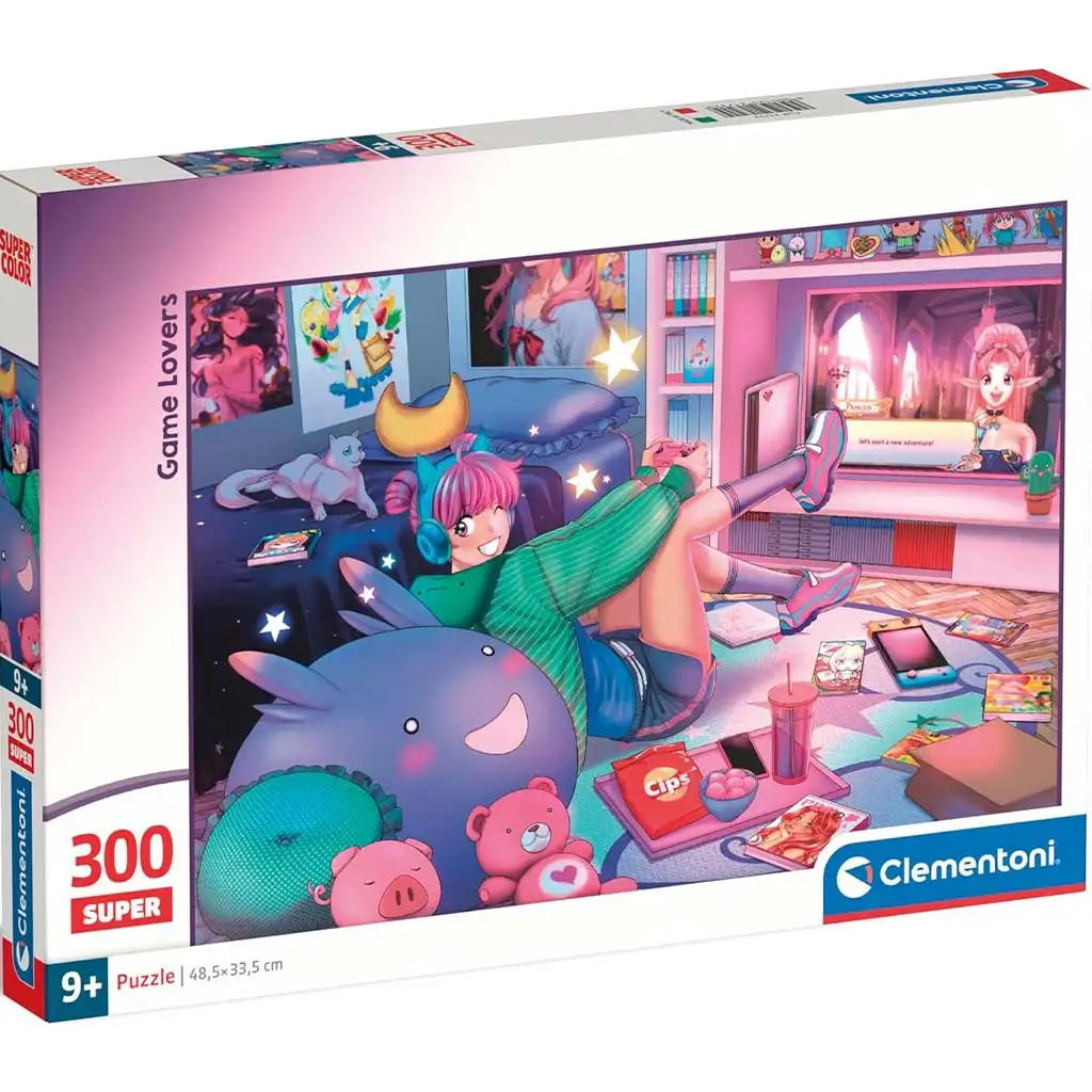 Milovníci hier 300-dielne Super puzzle - Clementoni