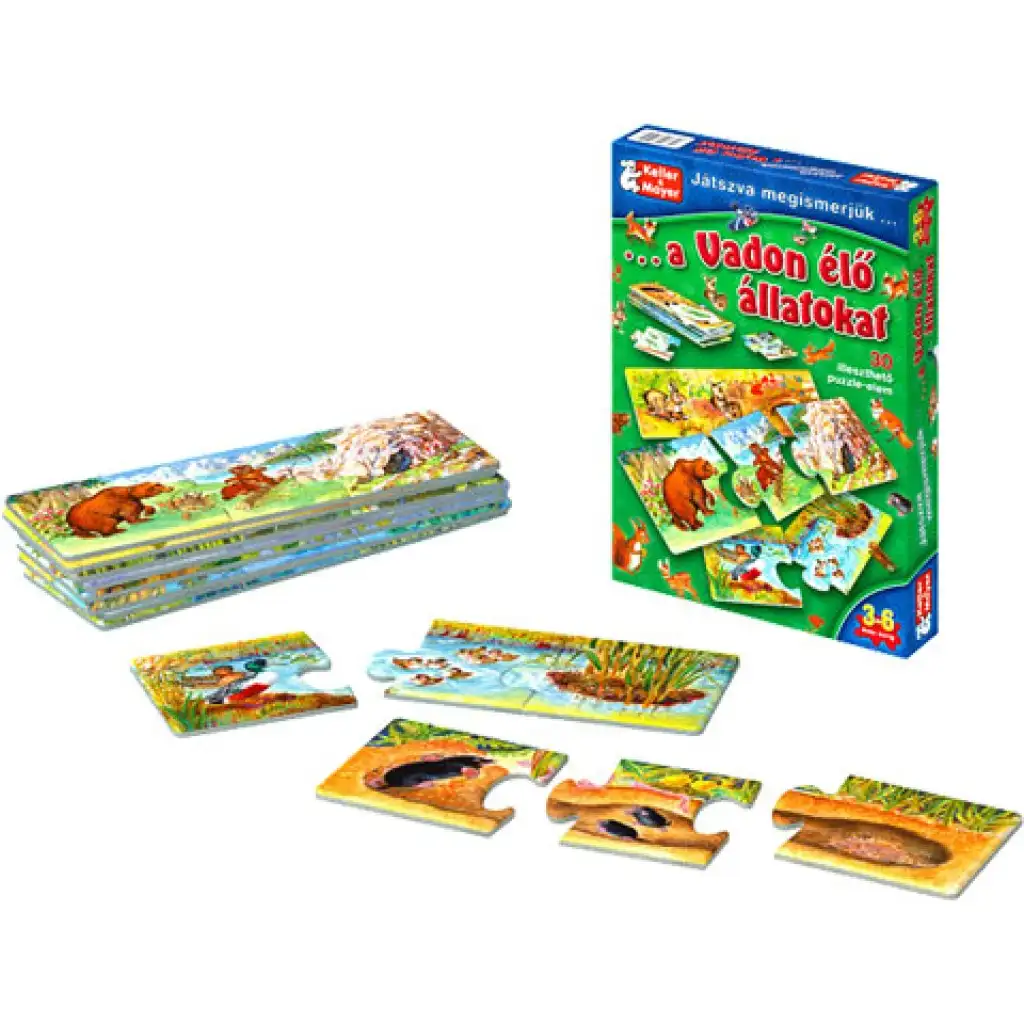Hrou sa zoznámime s divo žijúcimi zvieratami spoločenská hra. kép 2