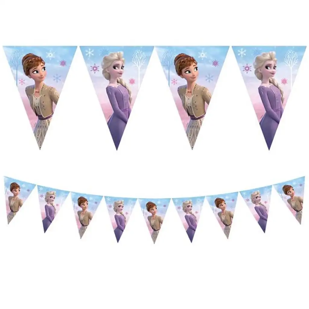 Ľadové kráľovstvo 2 párty vlajková girlanda