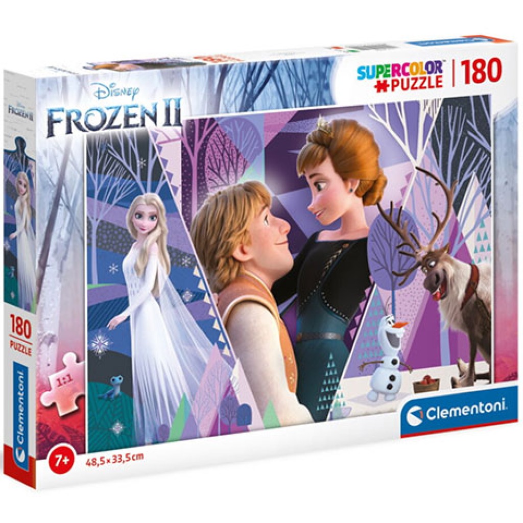 Jégvarázs 2 Szerelem Supercolor puzzle 180db-os - Clementoni kép 1