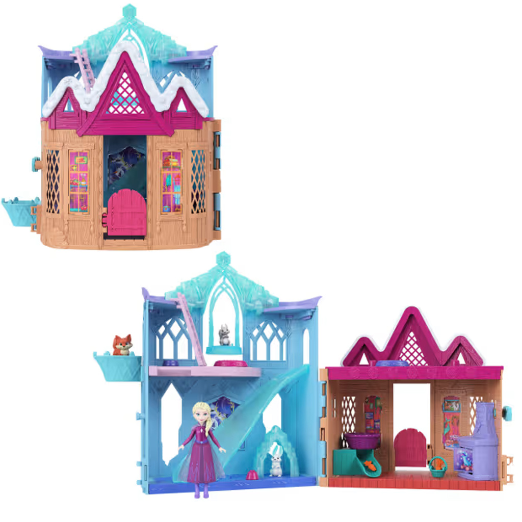 Ľadové kráľovstvo: Herná sada Denná starostlivosť o zvieratká - Mattel kép 2