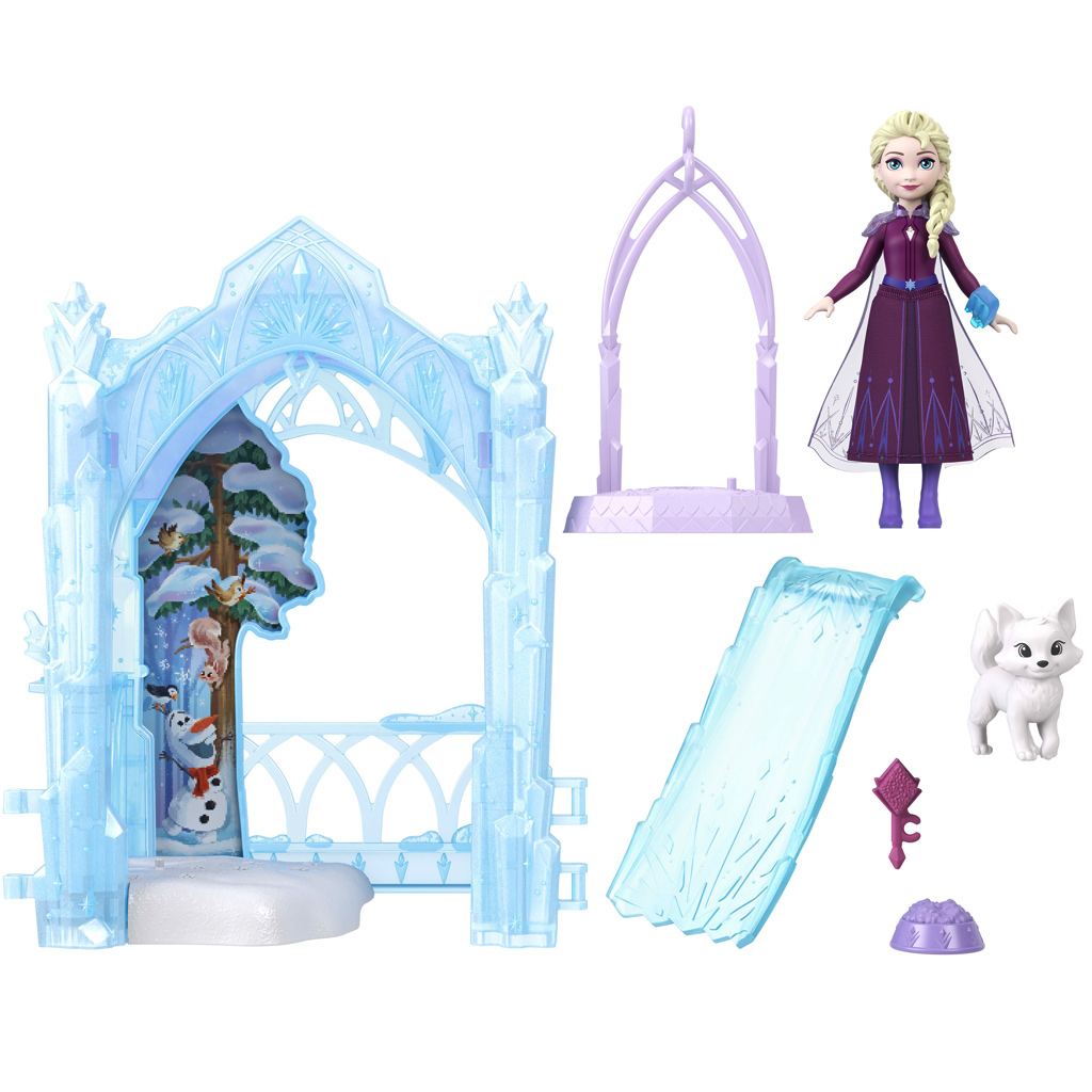 Frozen mini ľadová chata hracia súprava - Mattel kép 2