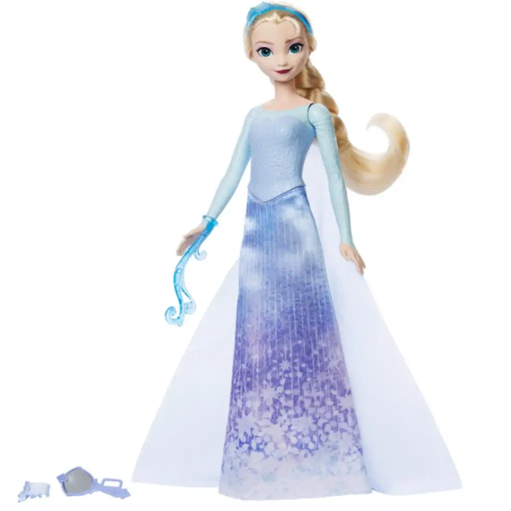 Ľadové kráľovstvo Spin Reveal Magické prekvapenie Elsa bábika - Mattel kép 2