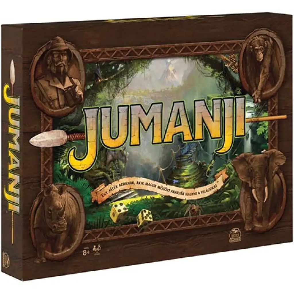 Jumanji spoločenská hra - nová edícia - Spin Master (maď.jaz.)