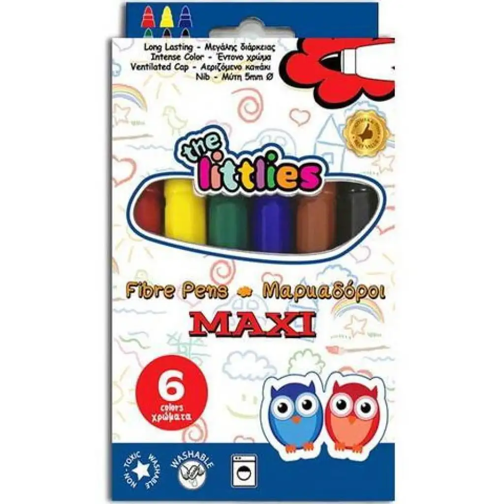 Jumbo set farebných fixiek 6ks