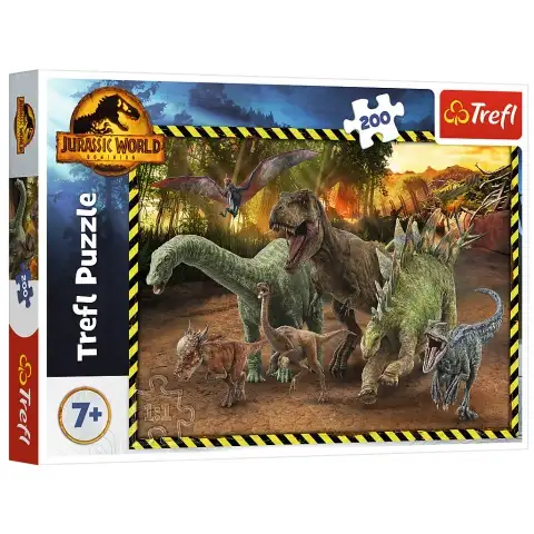 Jurassic World: Dinovia z Jurassic Park 200 dielne puzzle - Trefl