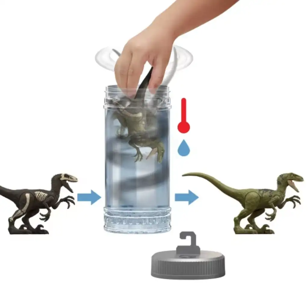 Jurassic World Reveal dinosaurus prekvapivá sada - Mattel kép 2