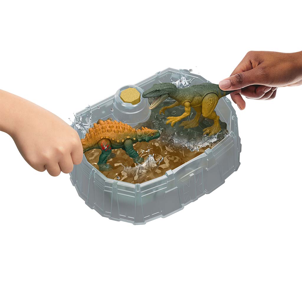 Jurassic World: Dino Reveal bojový balíček s 2 dinosaurami - Mattel kép 2
