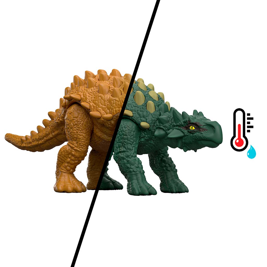 Jurassic World: Dino Reveal bojový balíček s 2 dinosaurami - Mattel kép 3