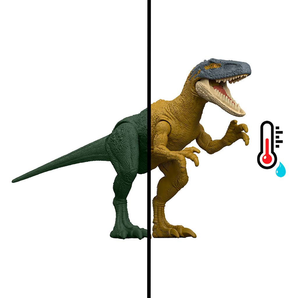 Jurassic World: Dino Reveal bojový balíček s 2 dinosaurami - Mattel kép 4