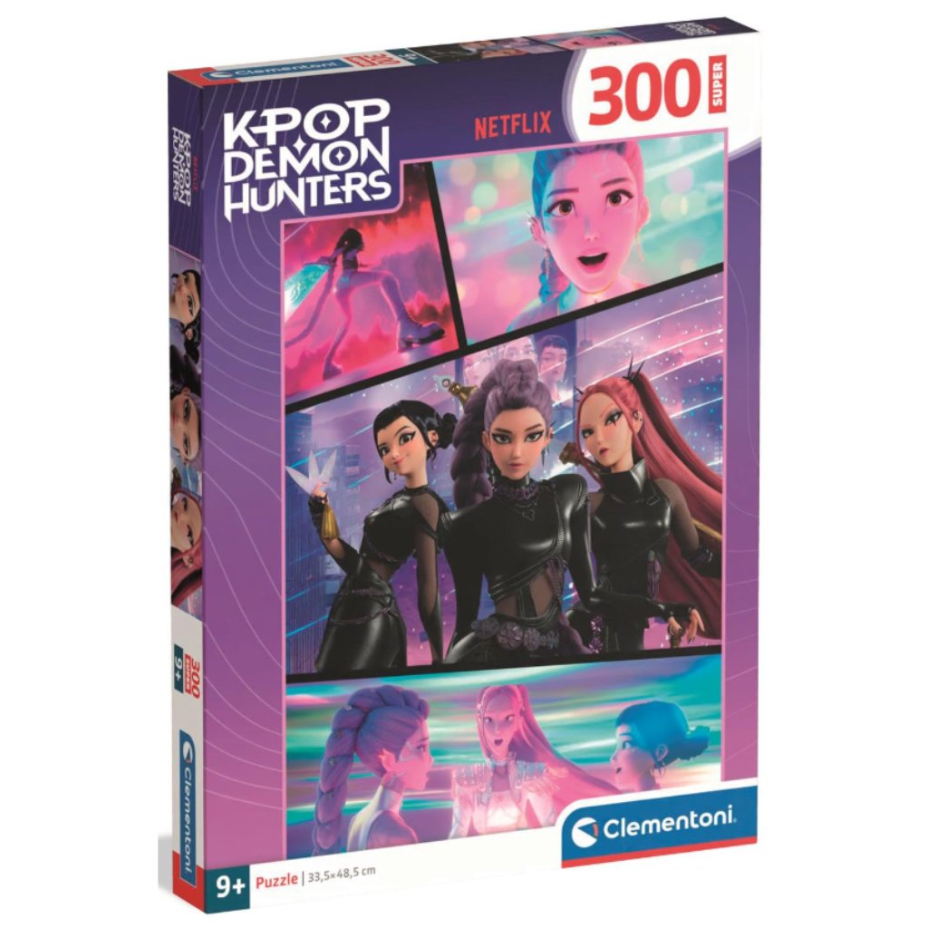 K-pop lovci démonov Super puzzle 300 dielikov - Clementoni