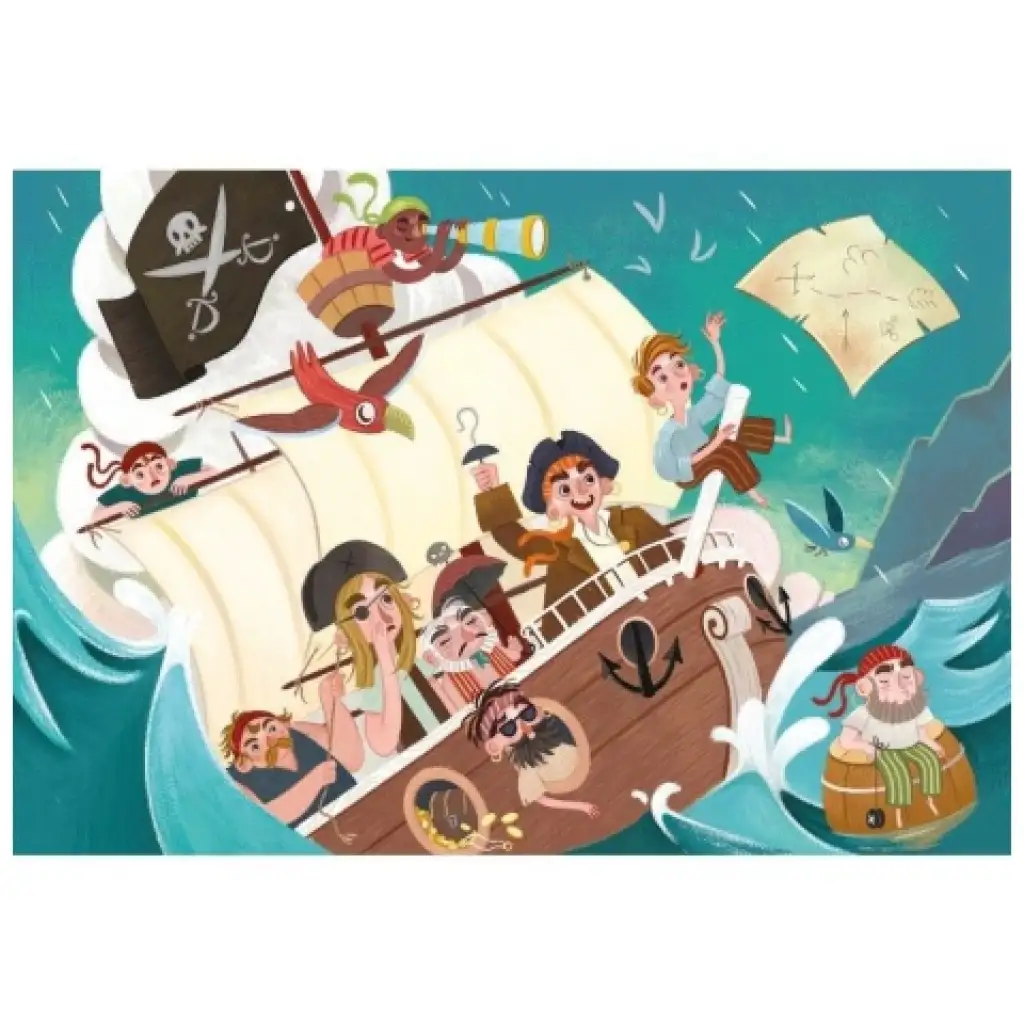 YO HO HO! Kalózok 24db-os Maxi puzzle - Clementoni kép 2