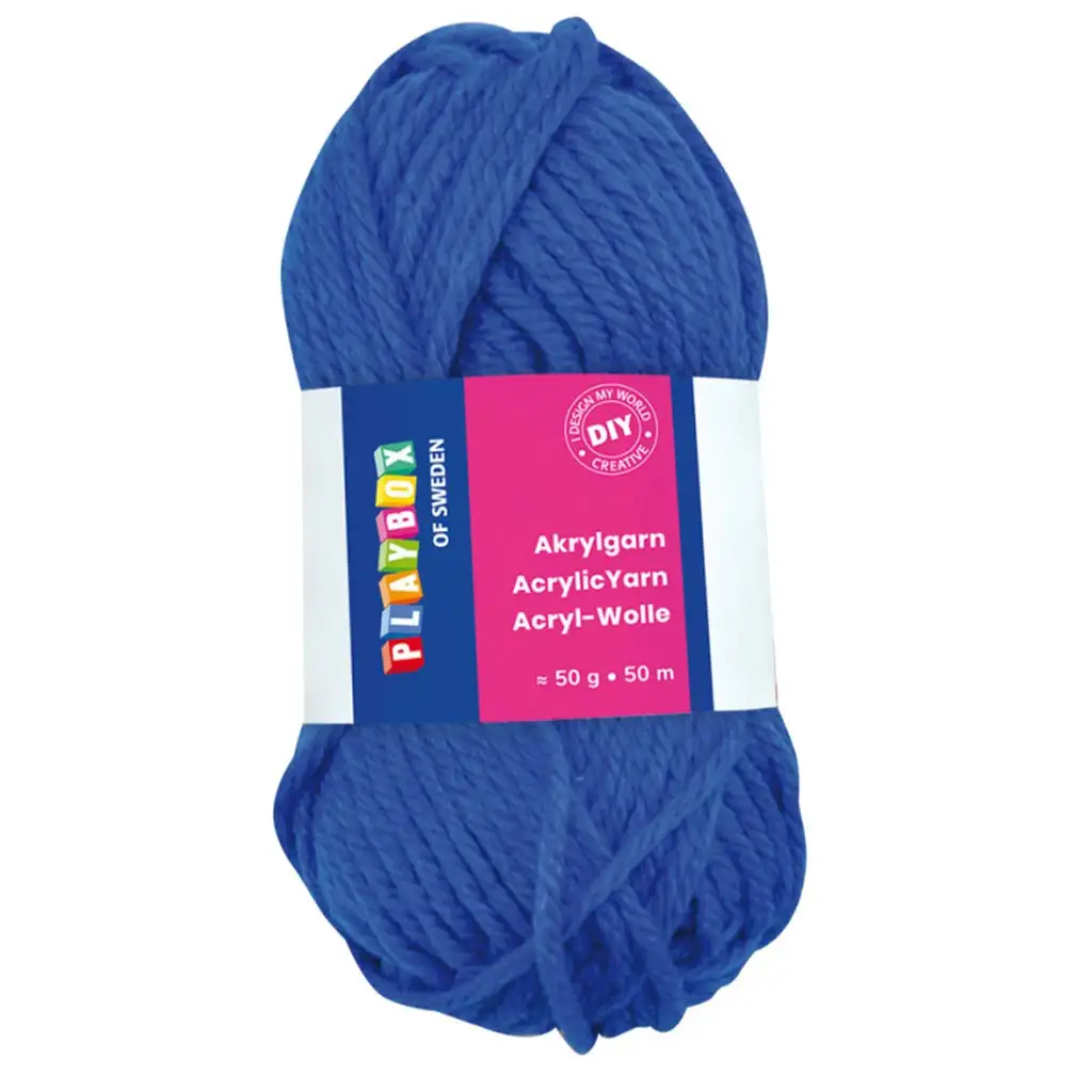 PlayBox: Akril fonal 50g kék kép 1