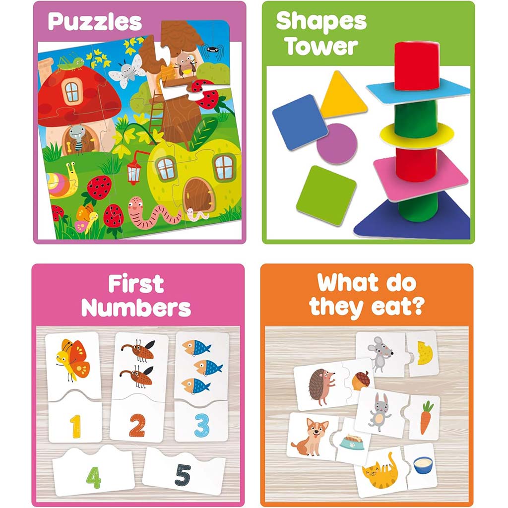 Carotina baby: Sada rozvíjajúcich hier pre najmenších s 10 rôznymi hrami - Lisciani kép 3