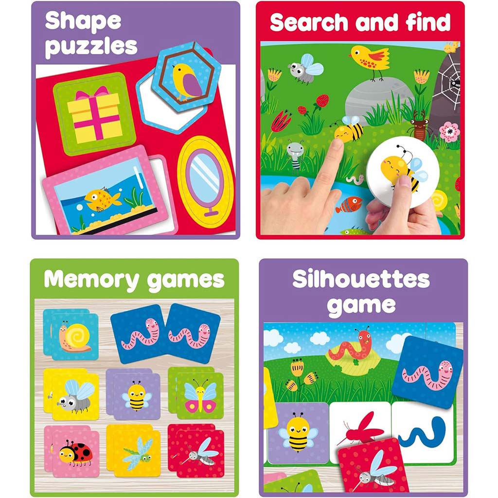 Carotina baby: Sada rozvíjajúcich hier pre najmenších s 10 rôznymi hrami - Lisciani kép 4