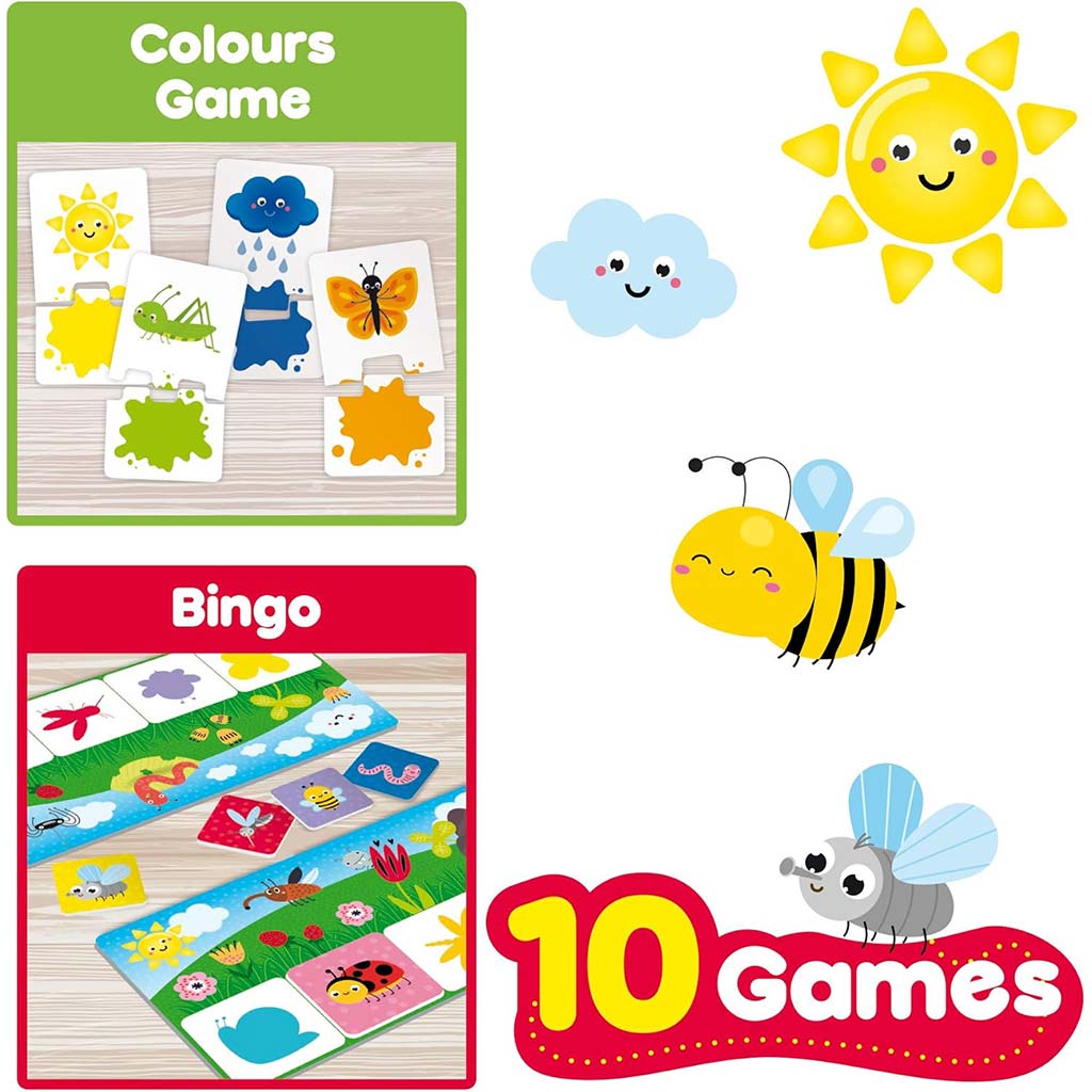 Carotina baby: Sada rozvíjajúcich hier pre najmenších s 10 rôznymi hrami - Lisciani kép 5