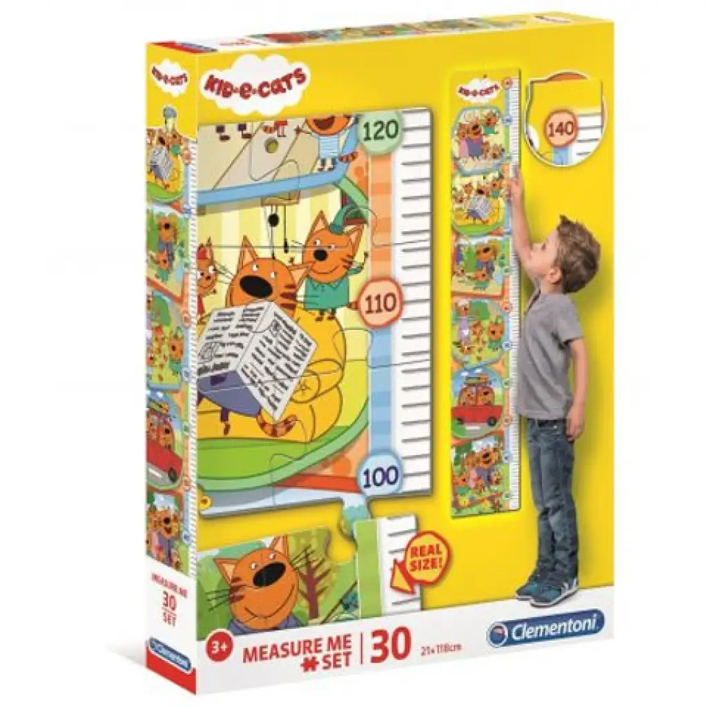 Kid&Cats Výškomer puzzle 30ks - Clementoni