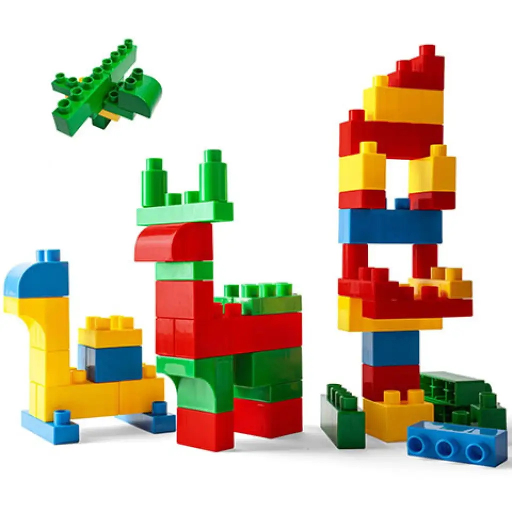 Kids Bloks stavebné bloky 50dielny set - Wader kép 2