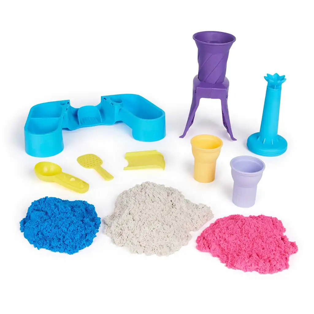 Kinetic Sand: Sada na výrobu zmrzliny z modelovacieho piesku 396g - Spin Master kép 5