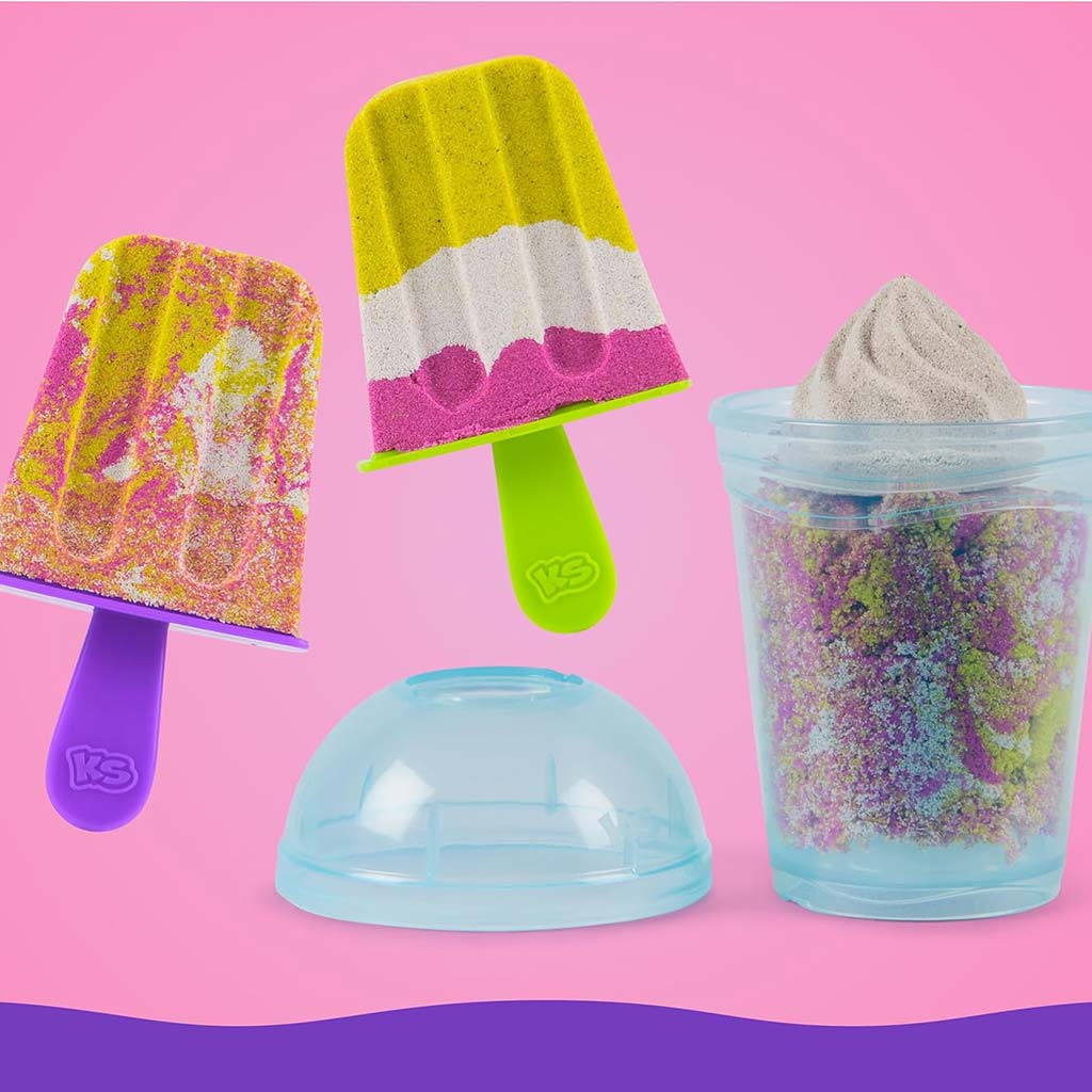 Kinetic Sand: Mixér na prípravu smoothie s 396 g pieskovej plastelíny - Spin Master kép 4