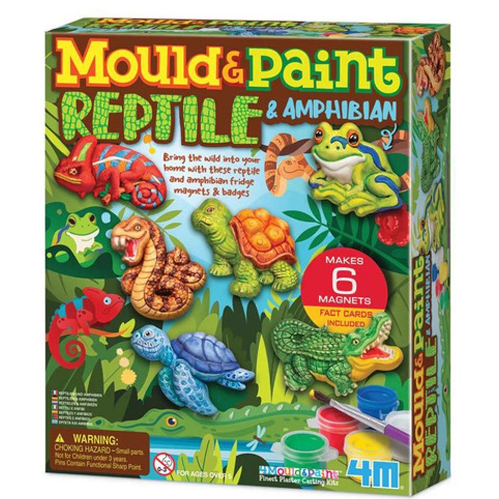 Sadrový odliatok – Plazy a obojživelníky