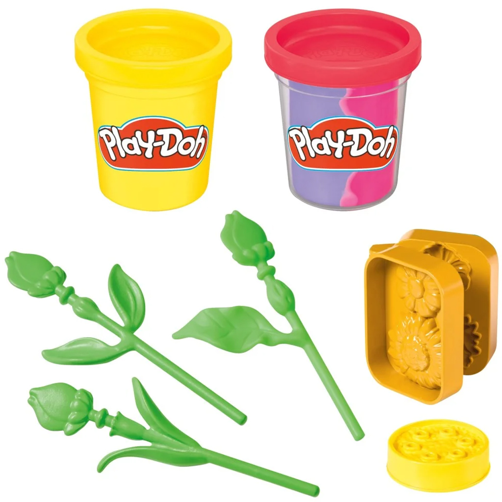 Play-Doh: Malé kvety – Sada modelovacej hmoty slnečnica a sedmokráska – Hasbro kép 3