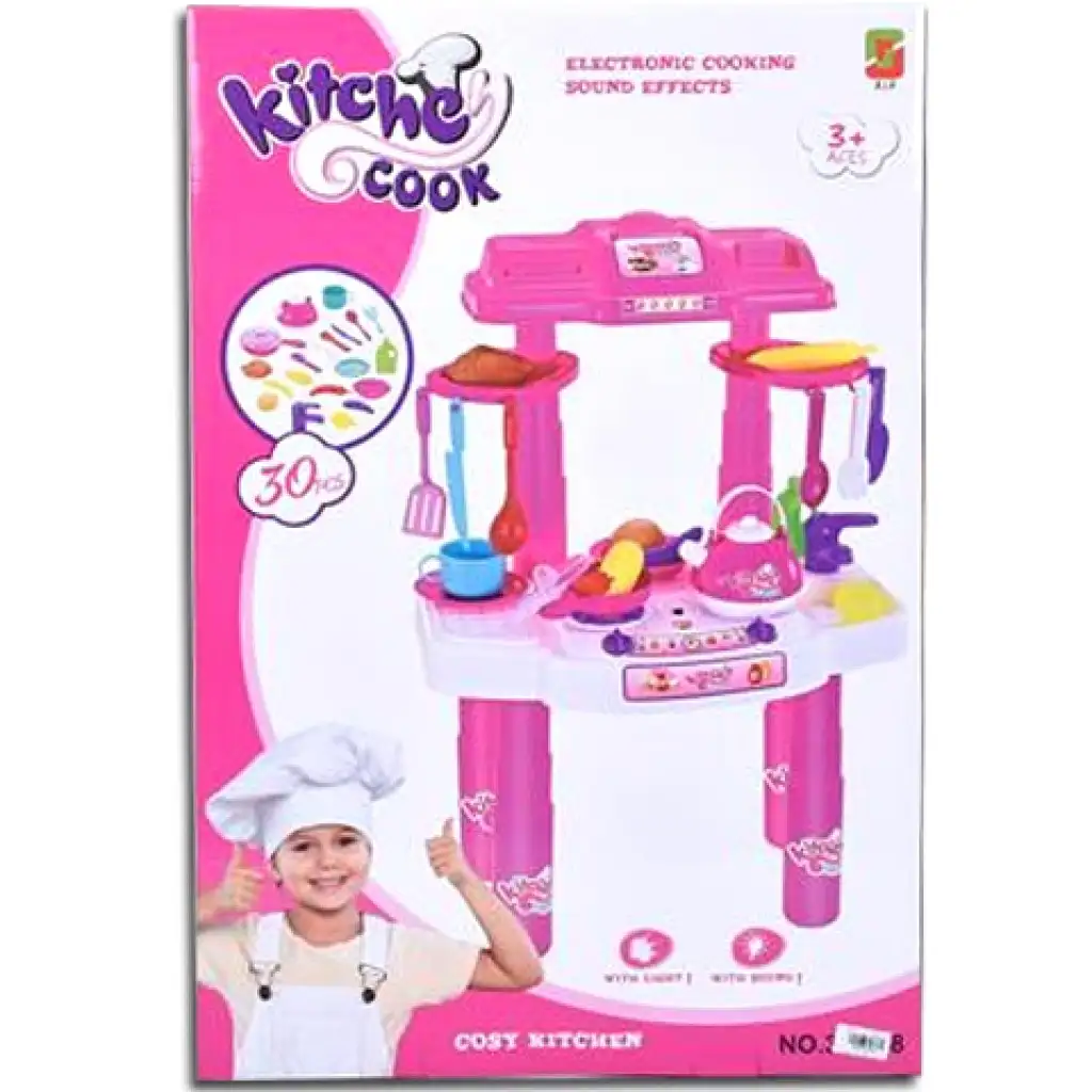 Kitchen Cook Pink herná kuchyňa so svetlom a zvukom